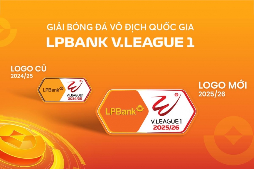 Hình ảnh logo mới của LPBank V.League 2025/26